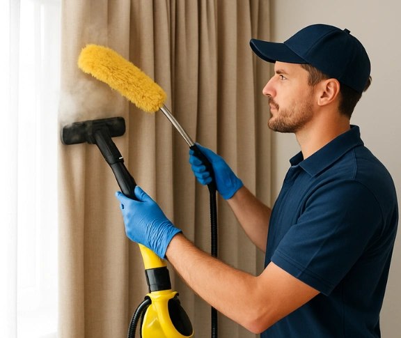 Trusted drapes cleaning technician Matty Curtain Cleaning ermington-nsw QLD
